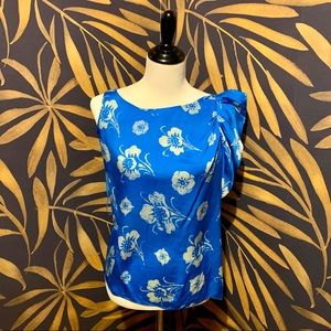 Anthropologie Liefsdottir asymmetrical silk blouse